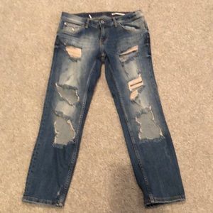 NWOT Zara distressed jeans